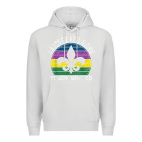 Dove Grey laissez les bons temps rouler gift mardi gras masquerade t shirt Premium Hoodie - linhVisuals