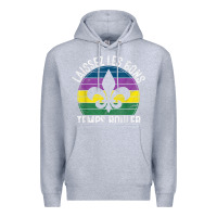 Heather Grey laissez les bons temps rouler gift mardi gras masquerade t shirt Premium Hoodie - linhVisuals