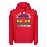 Red laissez les bons temps rouler gift mardi gras masquerade t shirt Premium Hoodie - linhVisuals