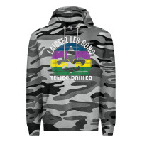 Slate Camo laissez les bons temps rouler gift mardi gras masquerade t shirt Premium Hoodie - linhVisuals