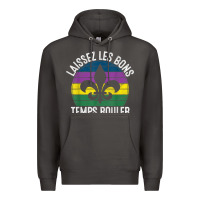 Smoke laissez les bons temps rouler gift mardi gras masquerade t shirt Premium Hoodie - linhVisuals