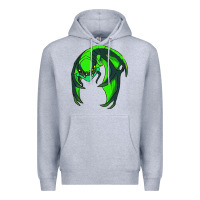 Heather Grey viper Premium Hoodie - linhVisuals