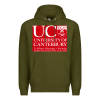 Army Green university canterbury Premium Hoodie - linhVisuals