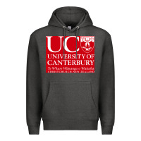Charcoal Heather university canterbury Premium Hoodie - linhVisuals