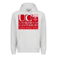 Dove Grey university canterbury Premium Hoodie - linhVisuals
