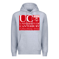 Heather Grey university canterbury Premium Hoodie - linhVisuals