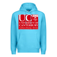 Ocean Blue university canterbury Premium Hoodie - linhVisuals
