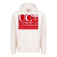 Pale Pink university canterbury Premium Hoodie - linhVisuals