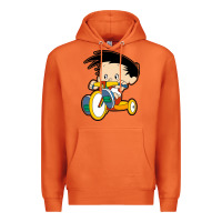 Carrot bobby on his bike   bobbys world Premium Hoodie - linhVisuals