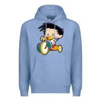 Colony Blue bobby on his bike   bobbys world Premium Hoodie - linhVisuals