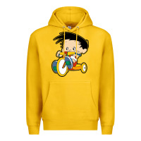 Lemon bobby on his bike   bobbys world Premium Hoodie - linhVisuals