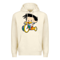 Sandshell bobby on his bike   bobbys world Premium Hoodie - linhVisuals