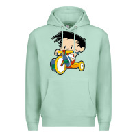 Seafoam bobby on his bike   bobbys world Premium Hoodie - linhVisuals