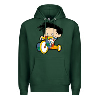 Sports Green bobby on his bike   bobbys world Premium Hoodie - linhVisuals