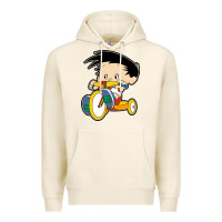 Tofu bobby on his bike   bobbys world Premium Hoodie - linhVisuals