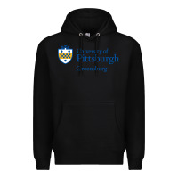 Black University of Pittsburgh at Greensburg, Premium Hoodie - linhVisuals