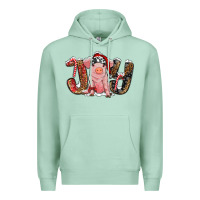 Seafoam joy with pig Premium Hoodie - RanaPortraitStore