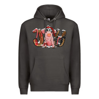 Smoke joy with pig Premium Hoodie - RanaPortraitStore