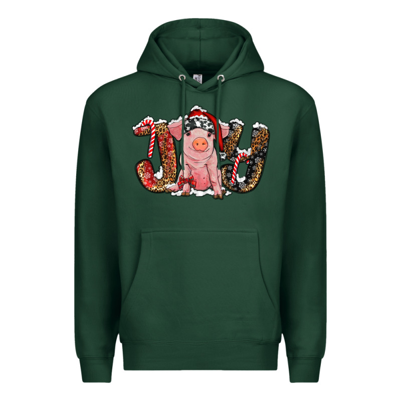 Joy With Pig Premium Hoodie by RanaPortraitStore | Teevron