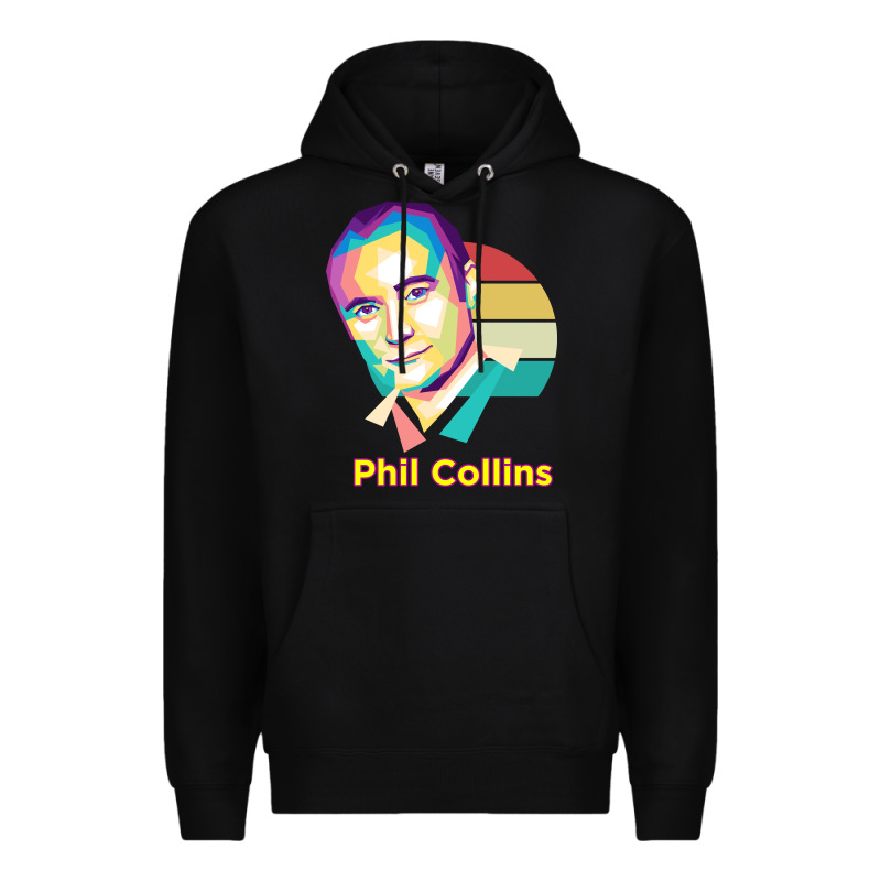 Wpap Phil Collins Rock Premium Hoodie by linhVisuals | Teevron