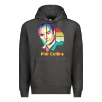 Charcoal Heather wpap phil collins rock Premium Hoodie - linhVisuals