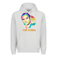 Dove Grey wpap phil collins rock Premium Hoodie - linhVisuals