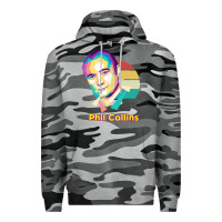 Slate Camo wpap phil collins rock Premium Hoodie - linhVisuals