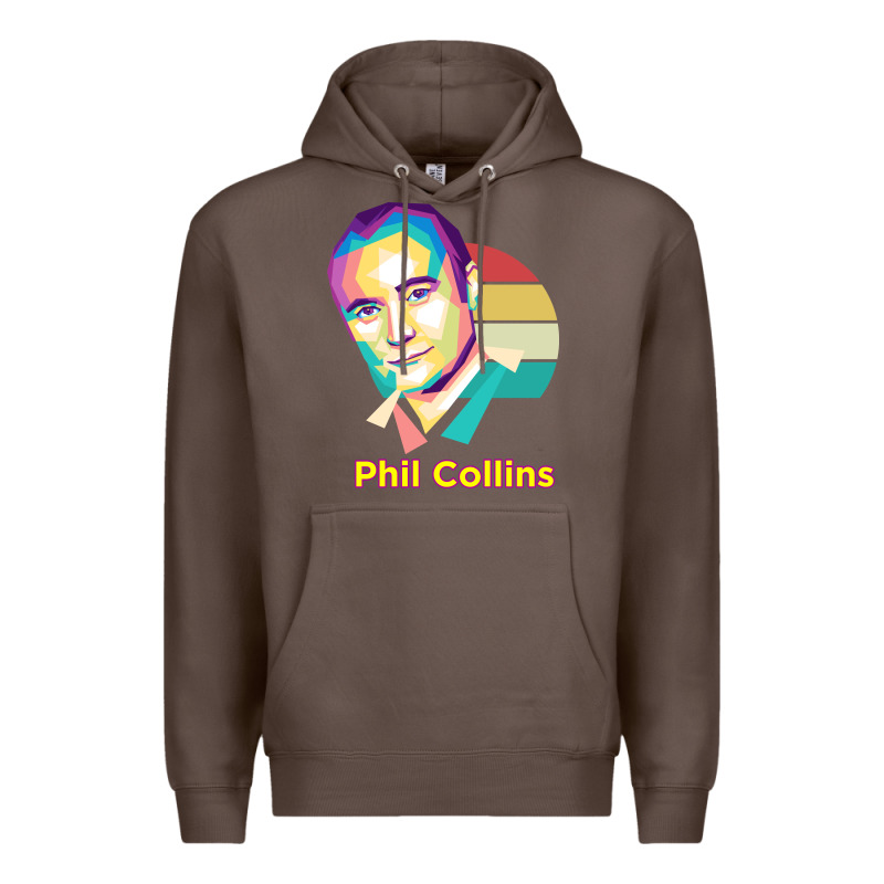 Wpap Phil Collins Rock Premium Hoodie by linhVisuals | Teevron