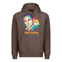 Coffee wpap phil collins rock Premium Hoodie - linhVisuals