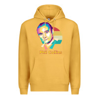 Mustard wpap phil collins rock Premium Hoodie - linhVisuals