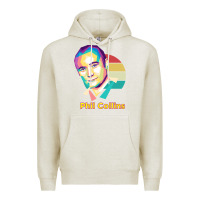Oatmeal Heather wpap phil collins rock Premium Hoodie - linhVisuals