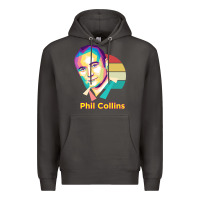 Smoke wpap phil collins rock Premium Hoodie - linhVisuals