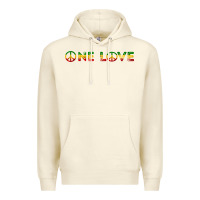 Sandshell one love rasta reggae music rastafarian lover jamaica peace t shirt Premium Hoodie - linhVisuals