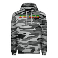 Slate Camo one love rasta reggae music rastafarian lover jamaica peace t shirt Premium Hoodie - linhVisuals