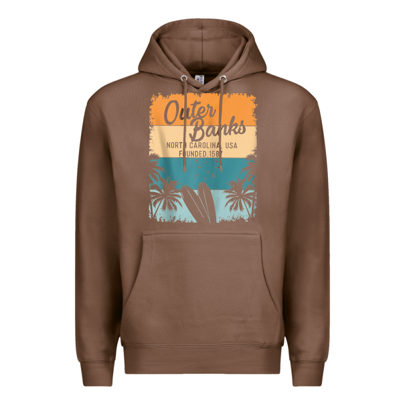 Outer Banks Shirts Men Women Kids Obx North Carolina Nc Gift Zip Hoodi Premium Hoodie by linhVisuals | Teevron