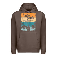 Coffee outer banks shirts men women kids obx north carolina nc gift zip hoodi Premium Hoodie - linhVisuals