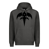 Charcoal Heather cool-queensryche-tri-ryche-pen Premium Hoodie - linhVisuals