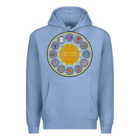 Colony Blue talismans   jackie chan adventures Premium Hoodie - linhVisuals