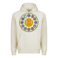 Oatmeal Heather talismans   jackie chan adventures Premium Hoodie - linhVisuals