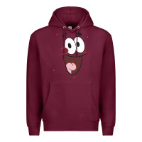 Burgundy sponge.bob squa.re.pants patrick face portrait Premium Hoodie - linhVisuals