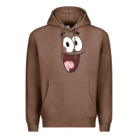 Chestnut sponge.bob squa.re.pants patrick face portrait Premium Hoodie - linhVisuals