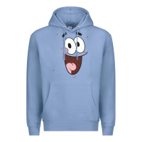 Colony Blue sponge.bob squa.re.pants patrick face portrait Premium Hoodie - linhVisuals