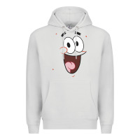 Dove Grey sponge.bob squa.re.pants patrick face portrait Premium Hoodie - linhVisuals