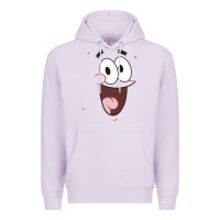Lilac sponge.bob squa.re.pants patrick face portrait Premium Hoodie - linhVisuals