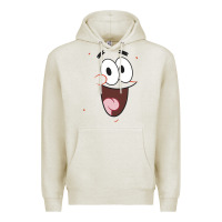 Oatmeal Heather sponge.bob squa.re.pants patrick face portrait Premium Hoodie - linhVisuals