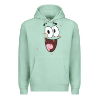 Seafoam sponge.bob squa.re.pants patrick face portrait Premium Hoodie - linhVisuals