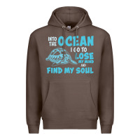 Coffee into the ocean i go to find my soul Premium Hoodie - linhVisuals