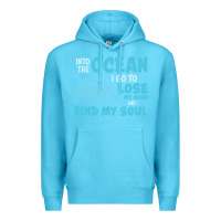 Ocean Blue into the ocean i go to find my soul Premium Hoodie - linhVisuals