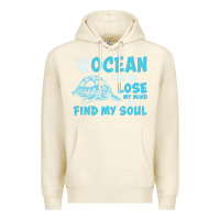 Sandshell into the ocean i go to find my soul Premium Hoodie - linhVisuals