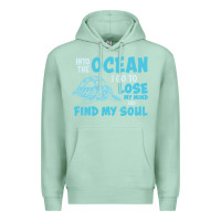 Seafoam into the ocean i go to find my soul Premium Hoodie - linhVisuals